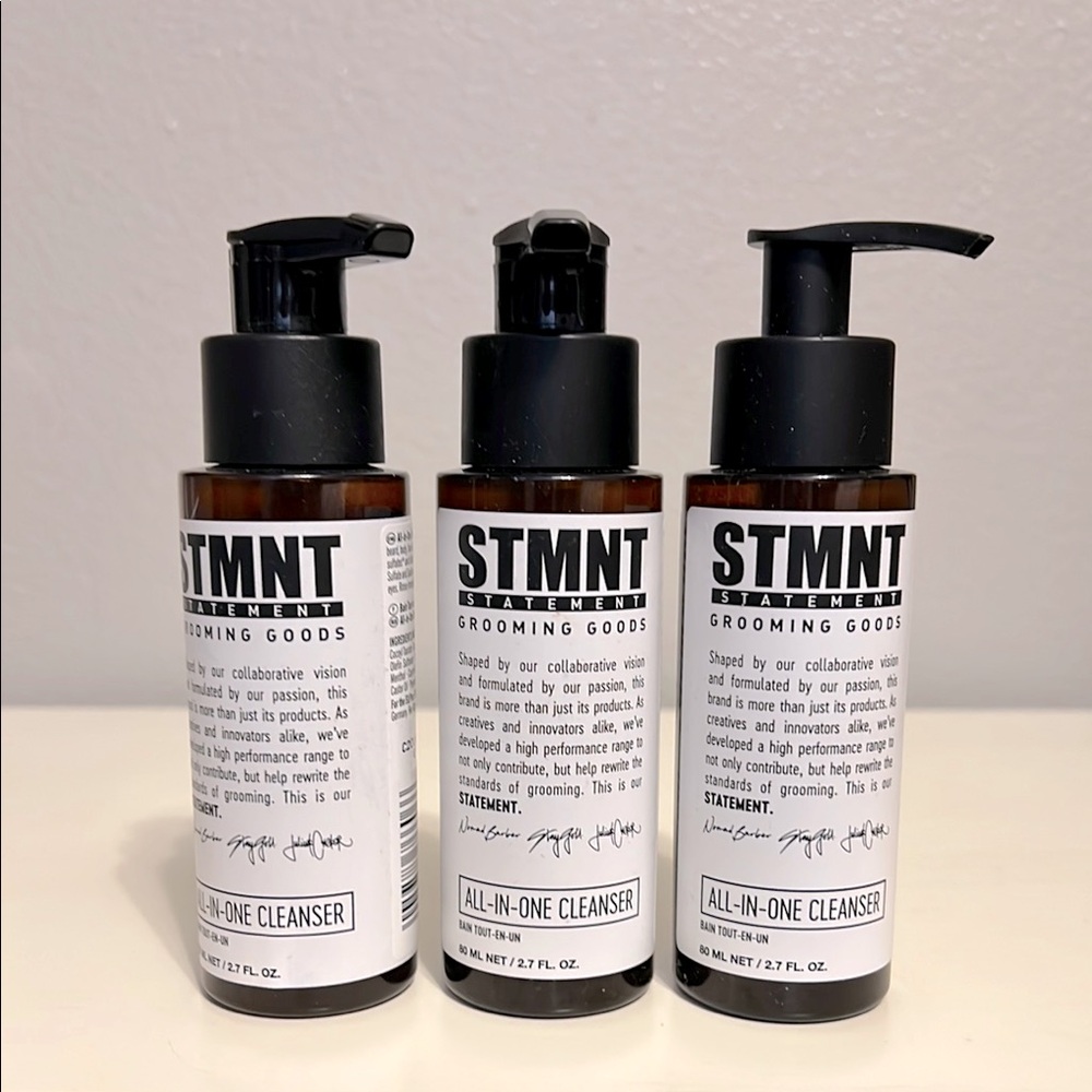 STMNT Statement Grooming Goods All-In-One Cleanser Bundle